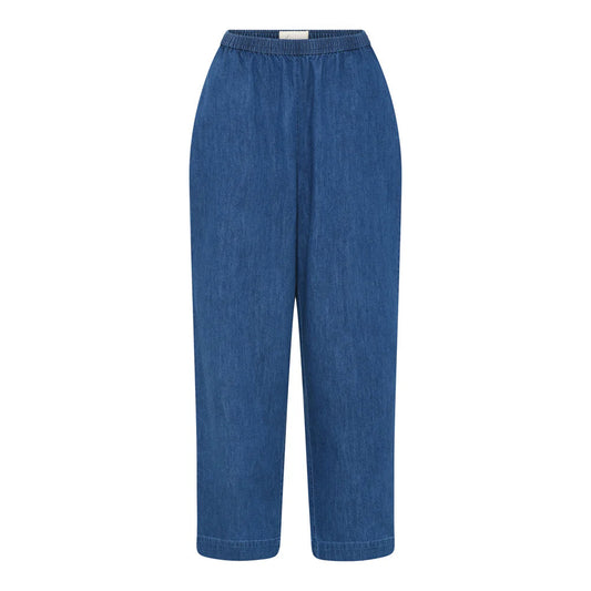 Melbourne denim bukser lang, Clear blue denim - Frau