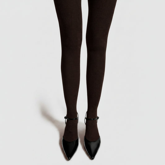 MRS Merino Tights, Dark Brown