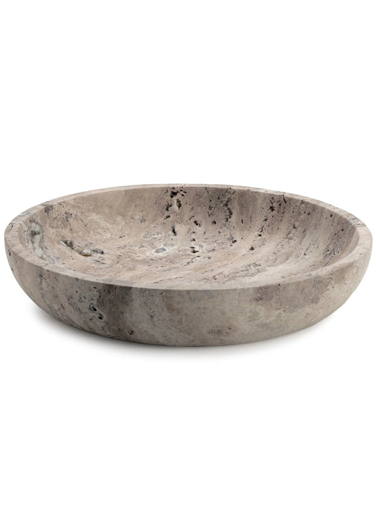 Hyben | Travertin Silver | Skål |