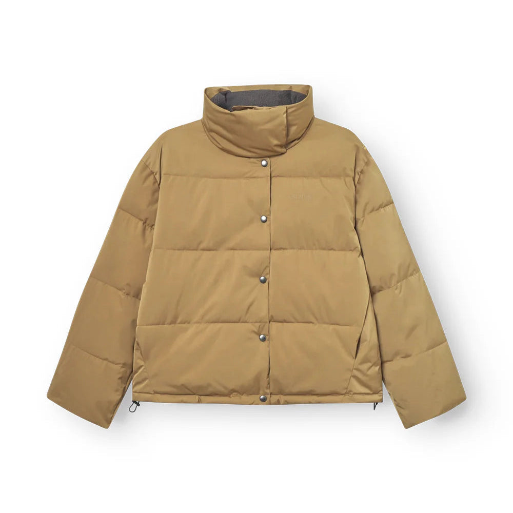 PUFFER BOXI JACKET SHELTER, GOLDEN BROWN