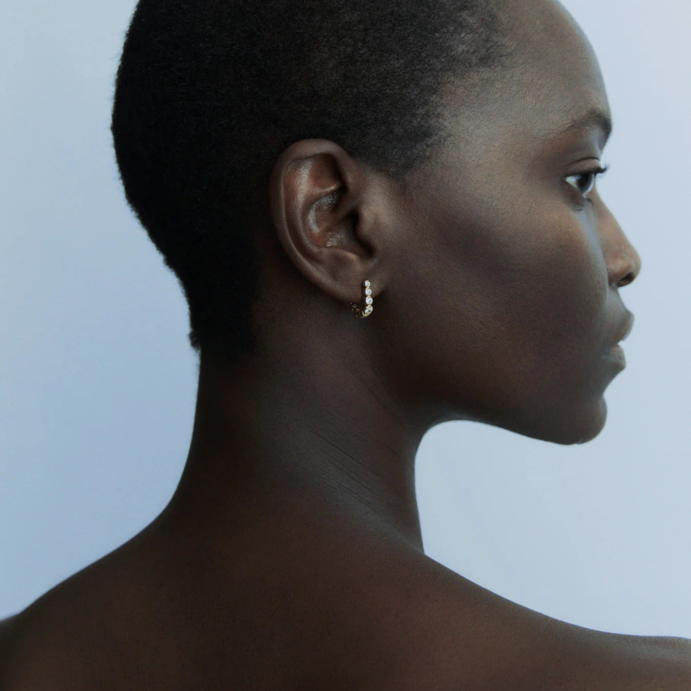 Odette Earrings, Gold