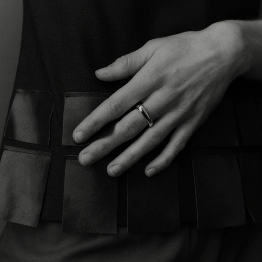 Dagny Stacking Ring, Silver - Ragbag