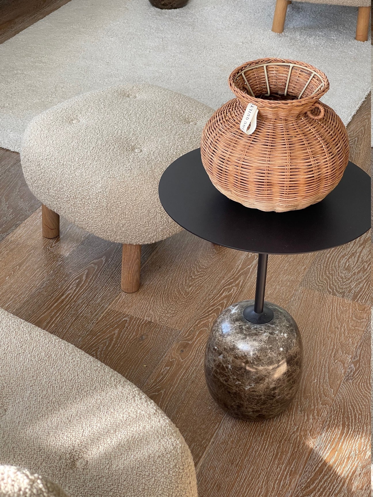 JOU rattan small vase