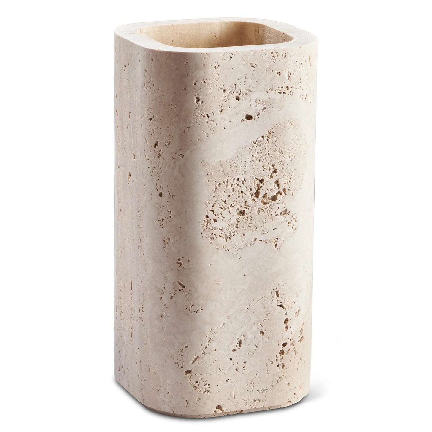 Siv vase, Travertin, Medium - Wabi Sabi nordic