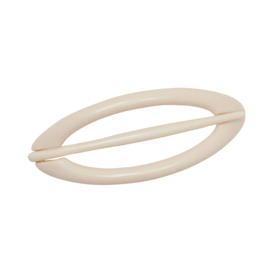 Oval Skydespænde, Solid Ivory - Pico