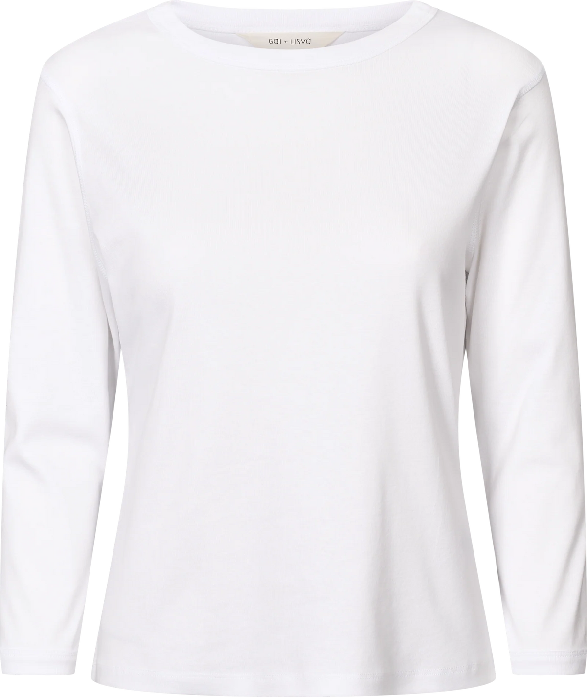 Sascha 3/4 Sleeve Cotton Top - White
