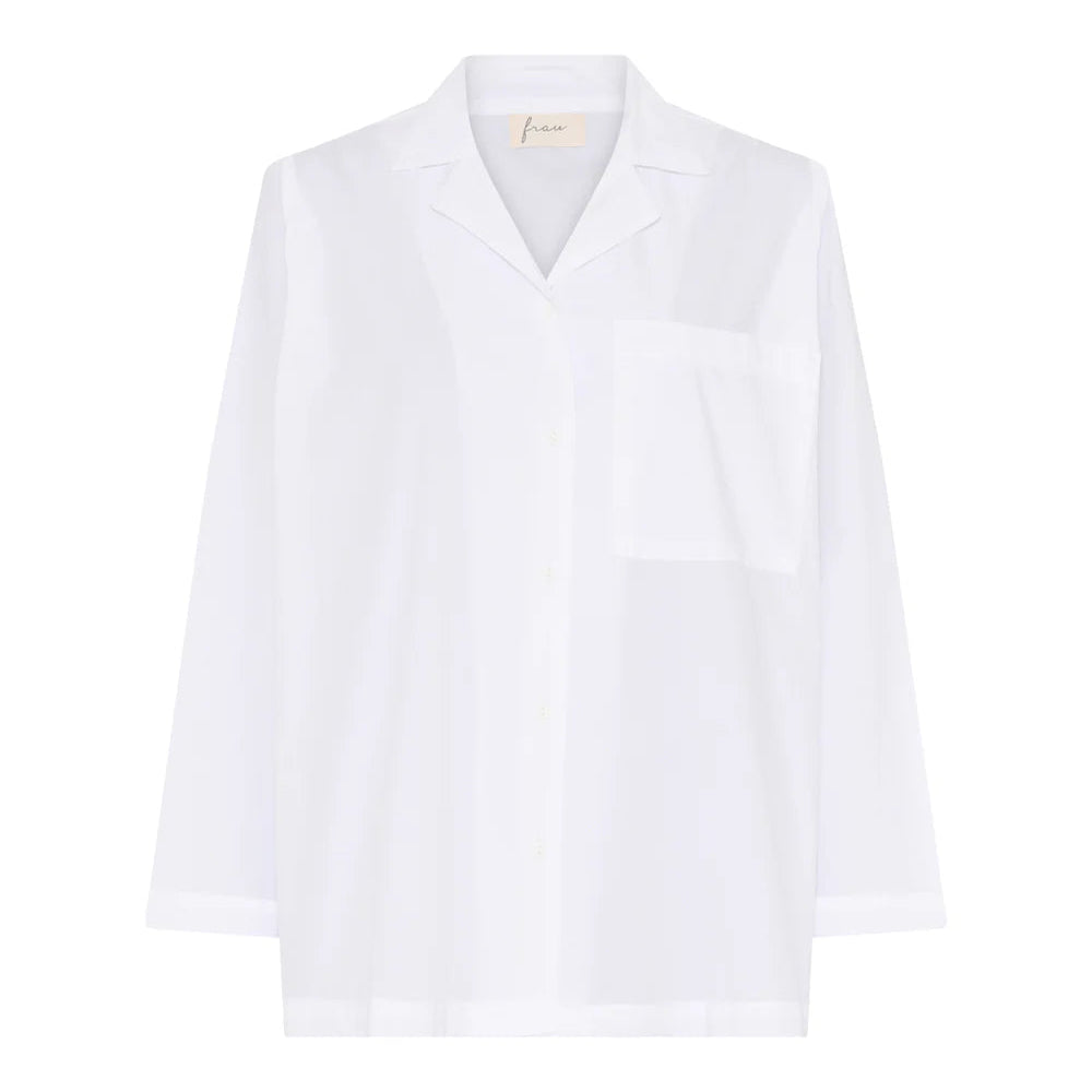 Seattle Skjorte, Bright White - Frau