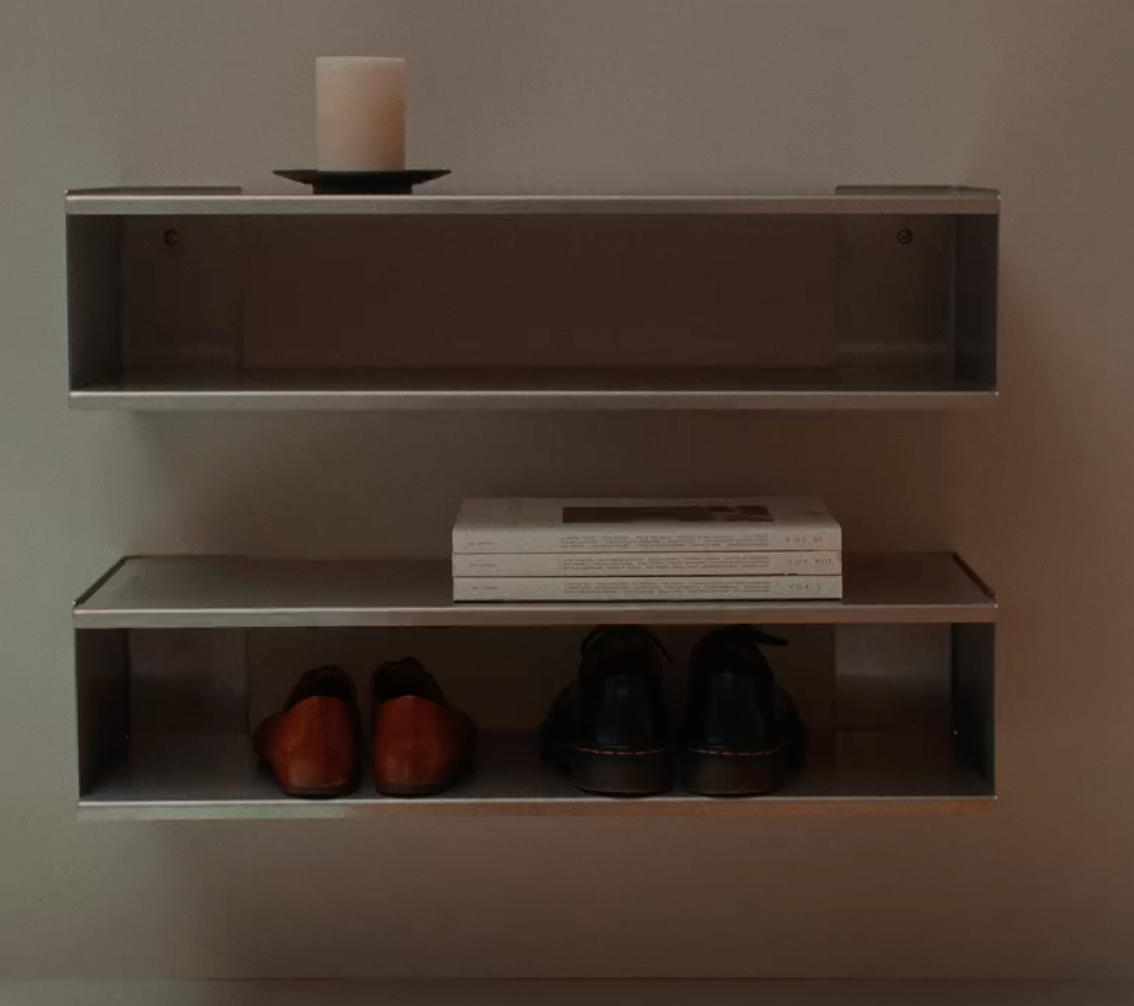 Taper Console & Shoe Rack 18 x 75