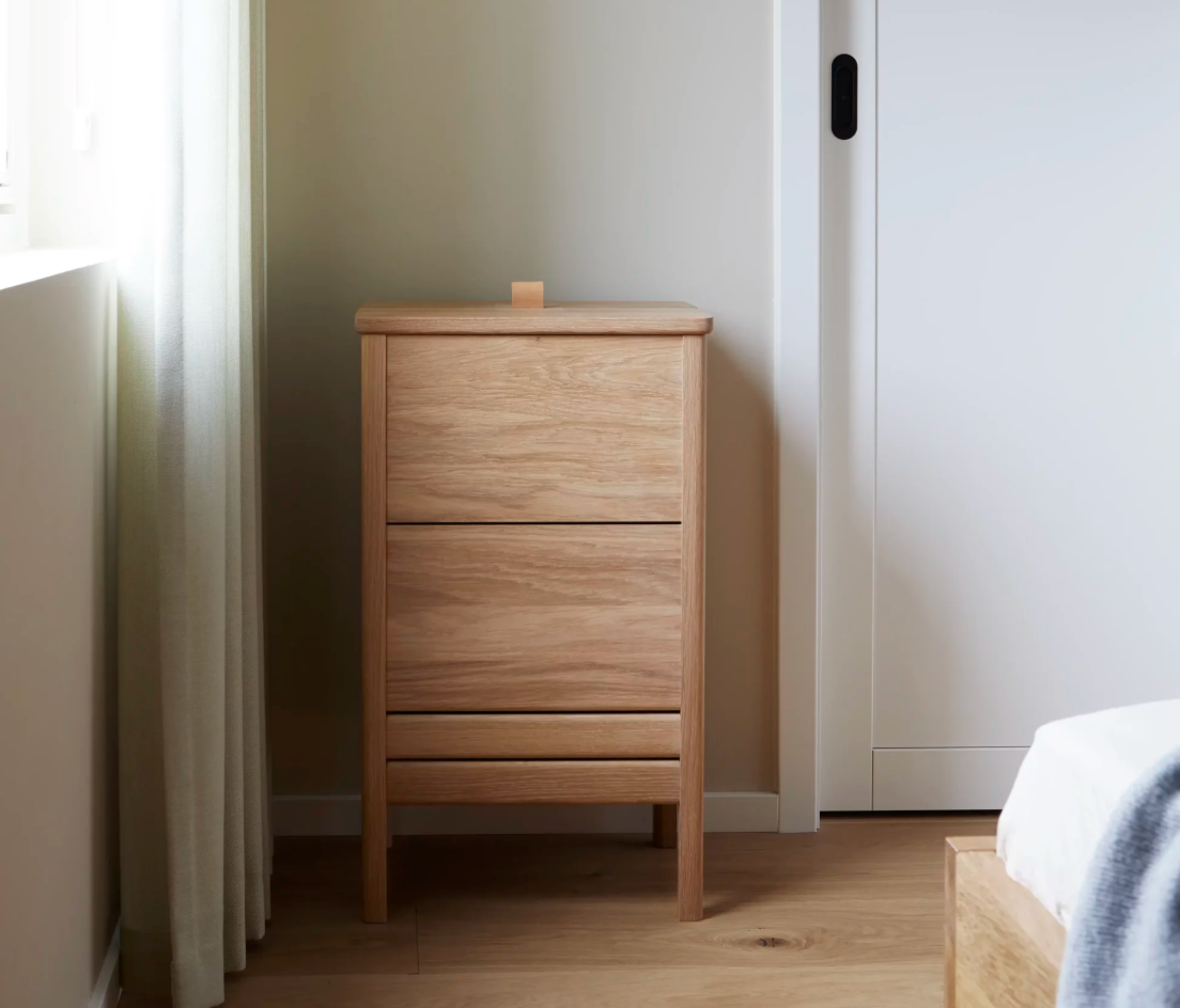 A Line Laundry Box, Oak