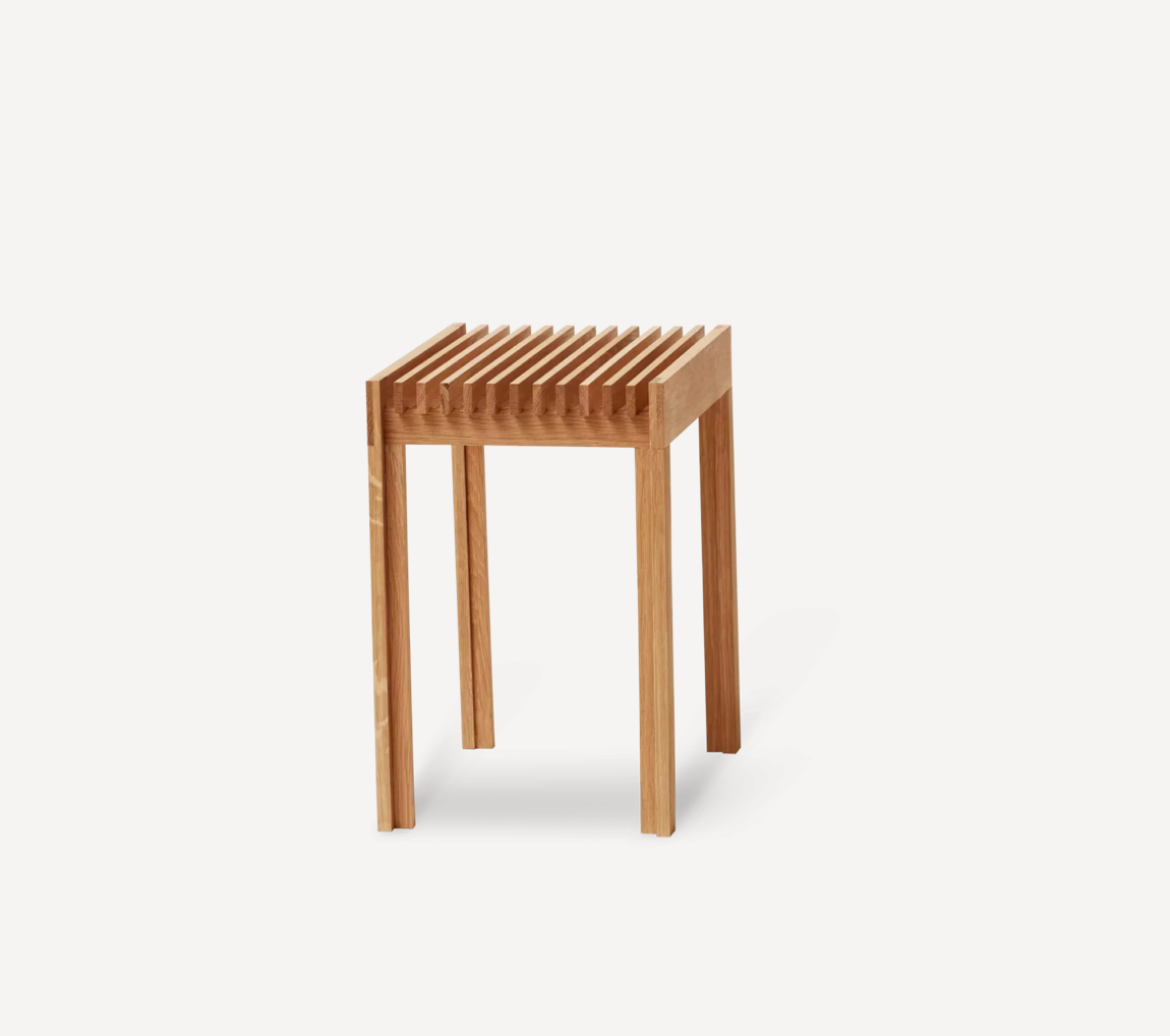 Lightweight Stool, Oak