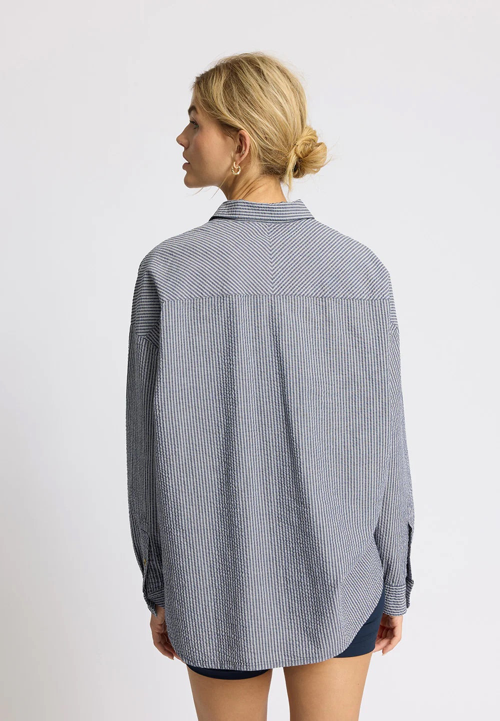 Striped shirt PJ, Blue stripe - Rethinkit Studios