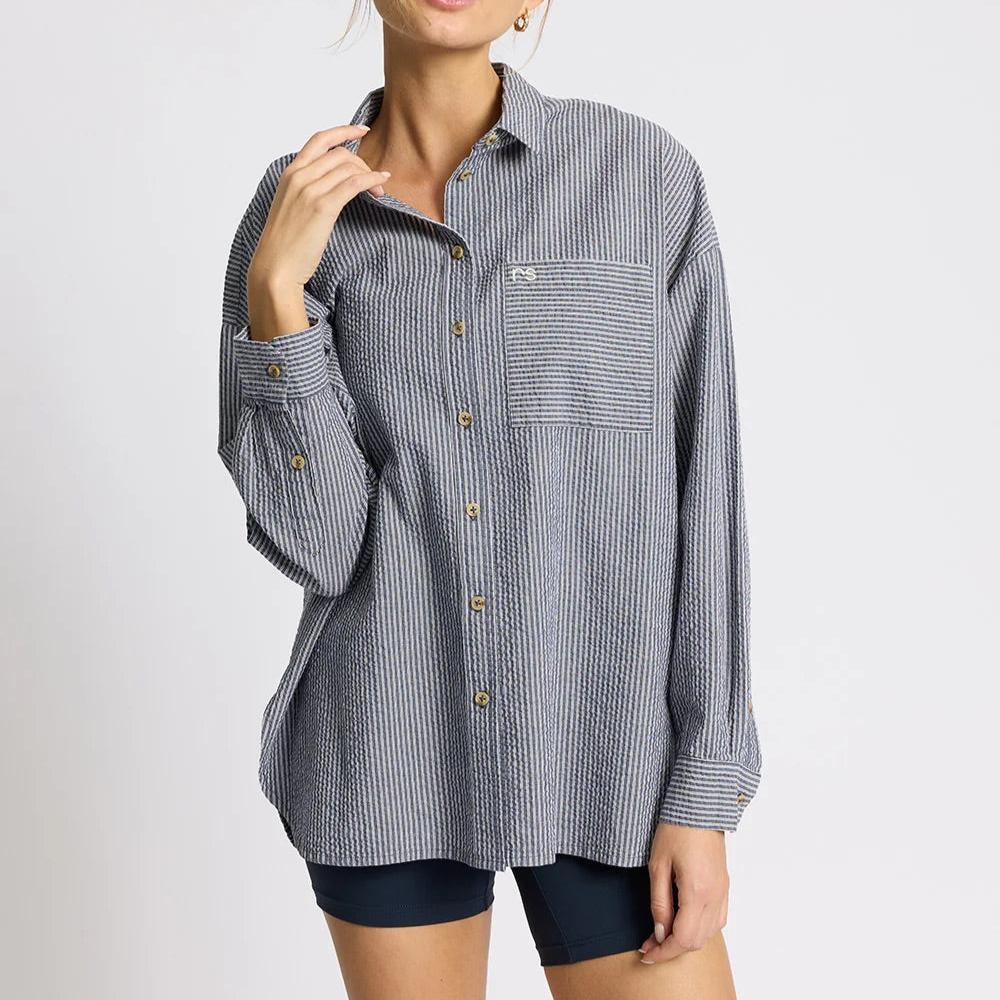 Striped shirt PJ, Blue stripe - Rethinkit Studios