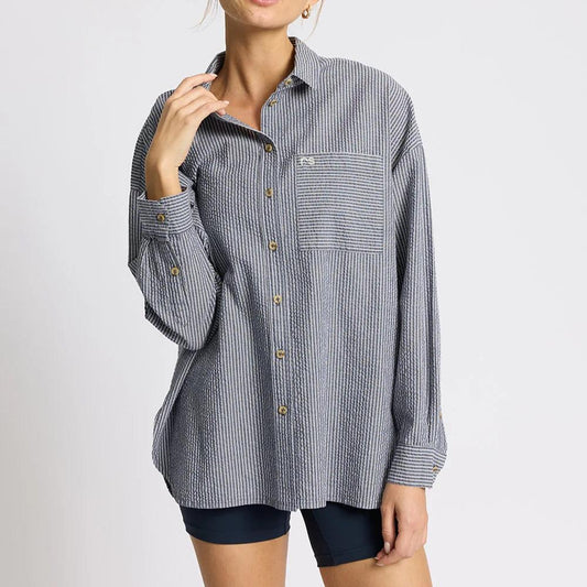 Striped shirt PJ, Blue stripe - Rethinkit Studios