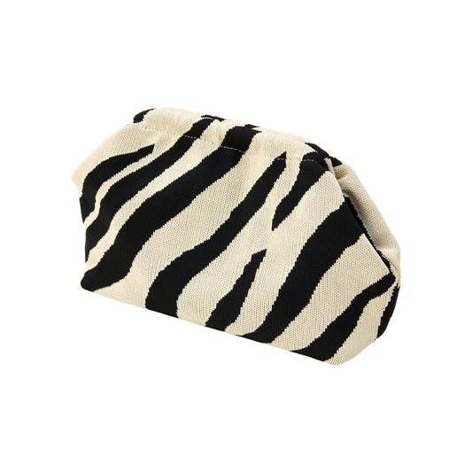 Rosalia Clutch, Zebra/Ivory - Pico