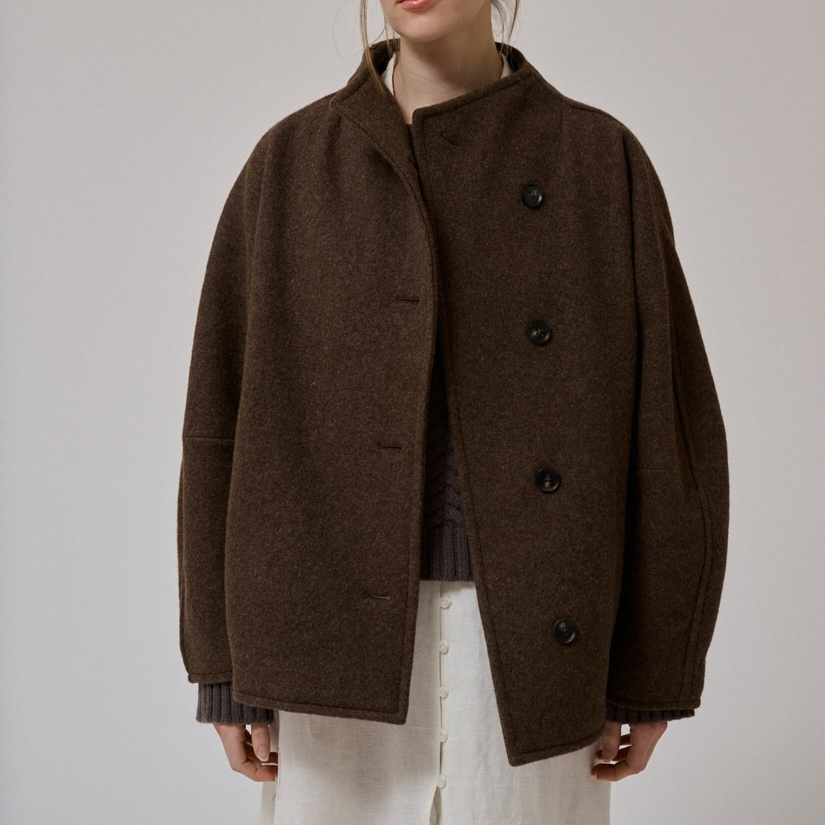 THYME SHORT WOOL COAT