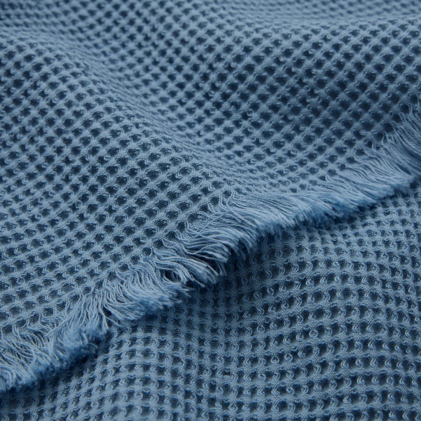 Towel Waffle - 55 x 100 cm -  Indigo Blue