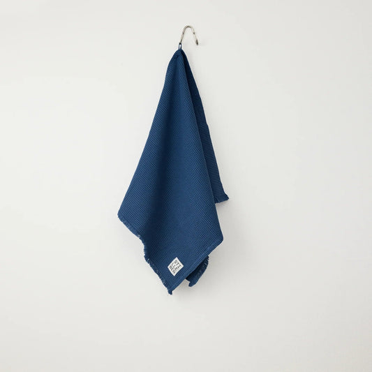 Towel Waffle - 55 x 100 cm -  Indigo Blue