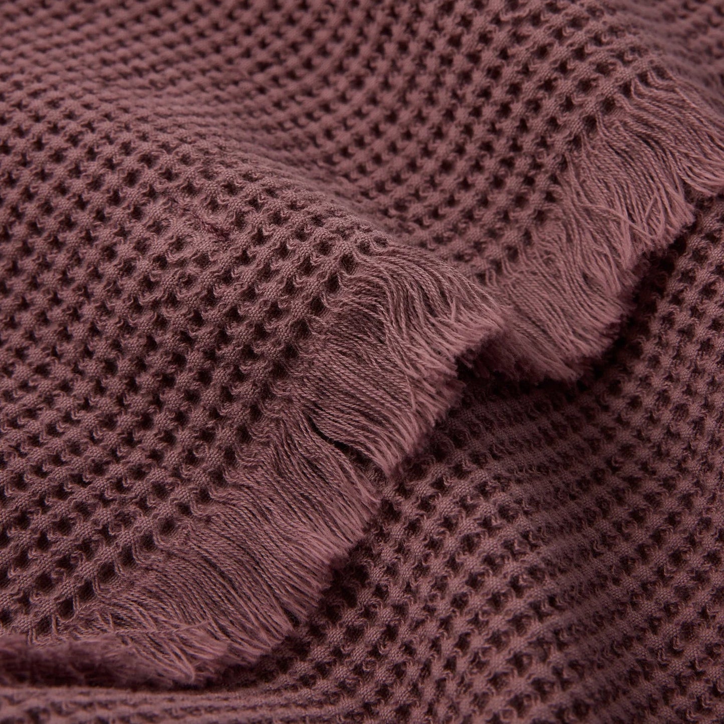 Towel Waffle - 55 x 100 cm - Rusty Brown