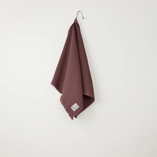 Towel Waffle - 55 x 100 cm - Rusty Brown