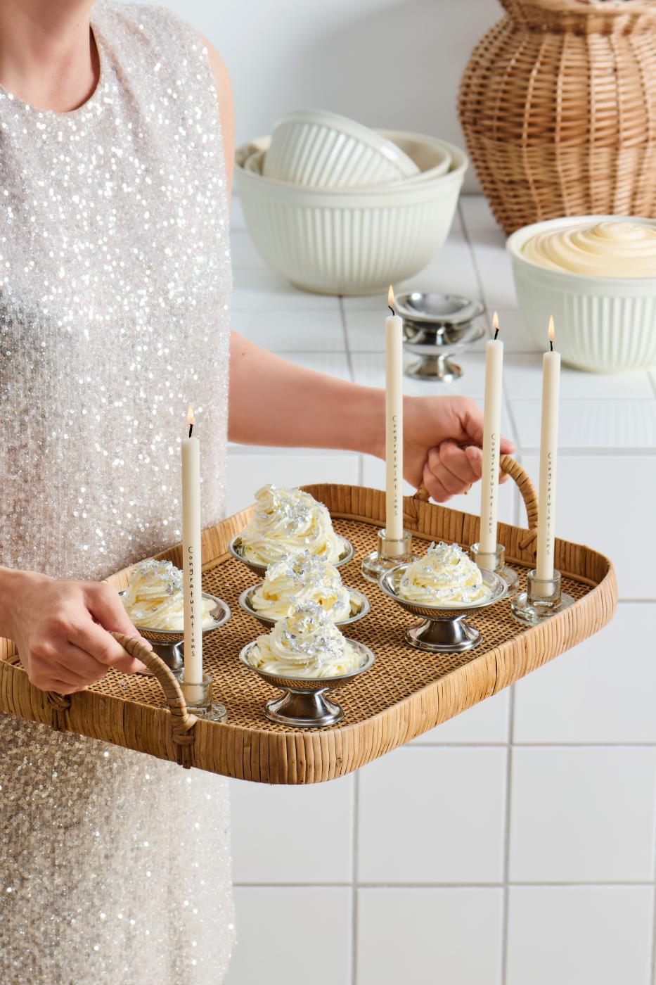 Dessertskål m/fod