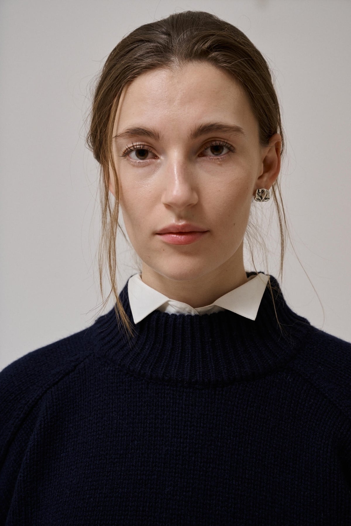 VALLEY KNIT JUMPER - DARK NAVY
