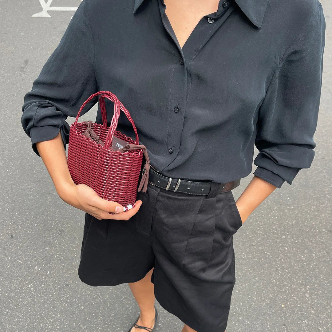 Basket Mini Maroon