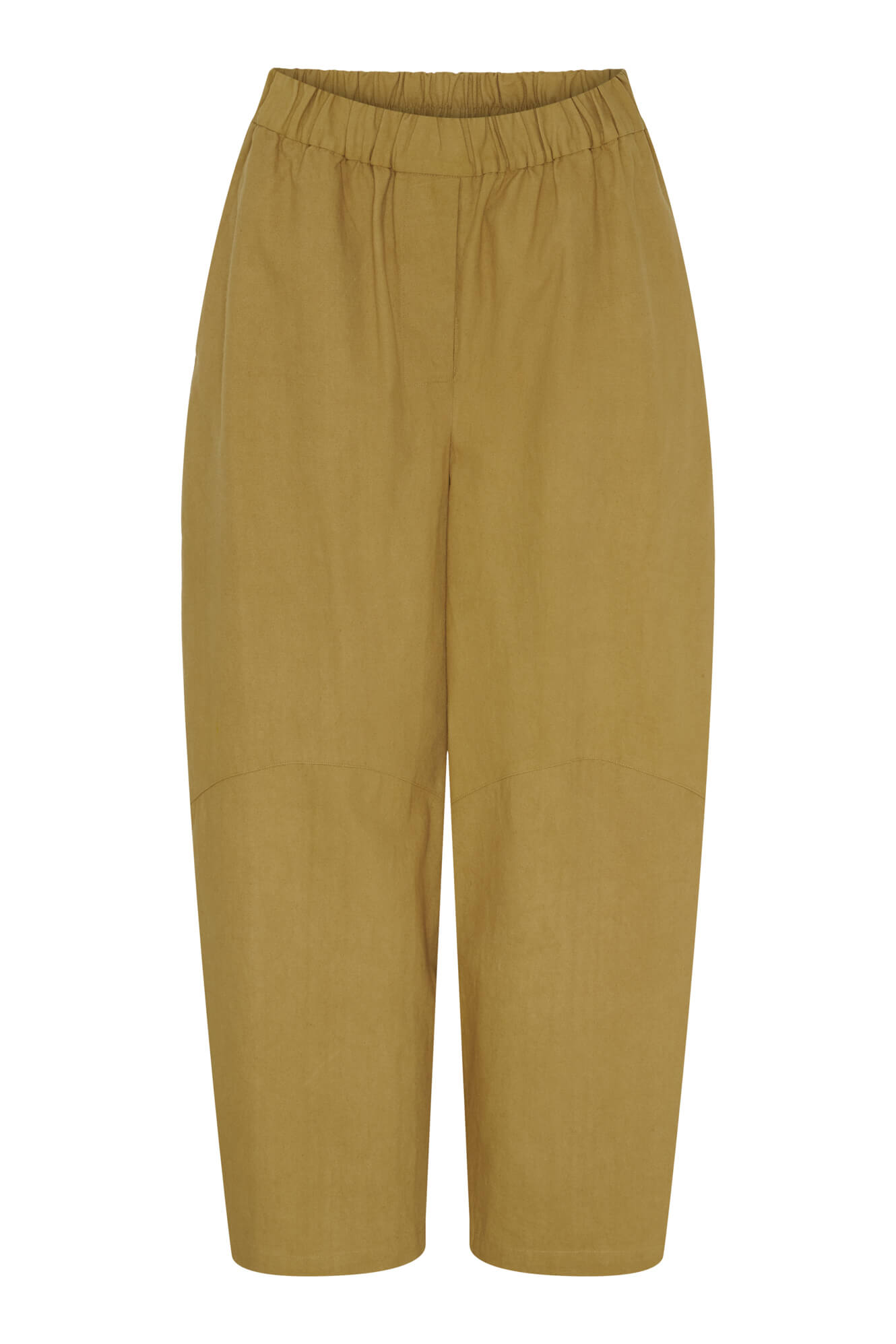 Vera mw barrel pant – Dull gold