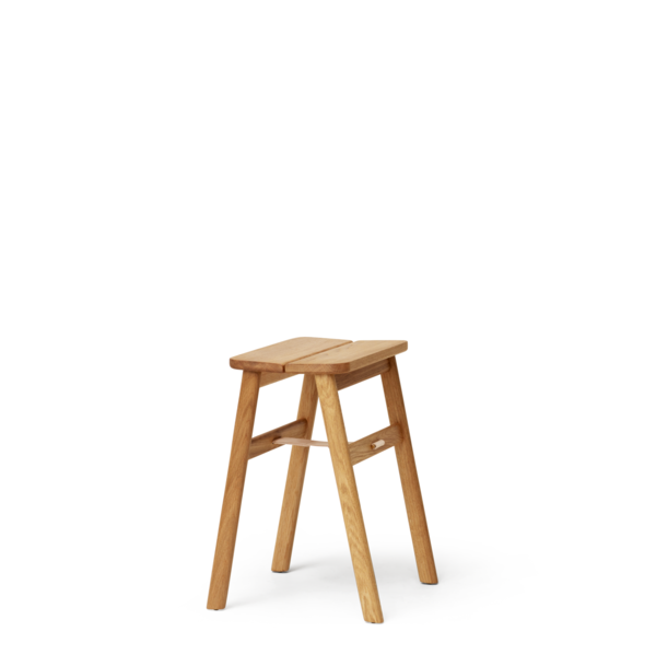 Angle Foldable Stool, Oak
