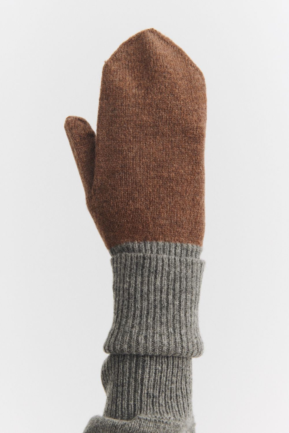 Lambswool Mittens, Hazel