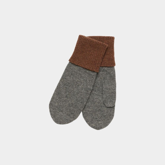 Lambswool Mittens, Steel