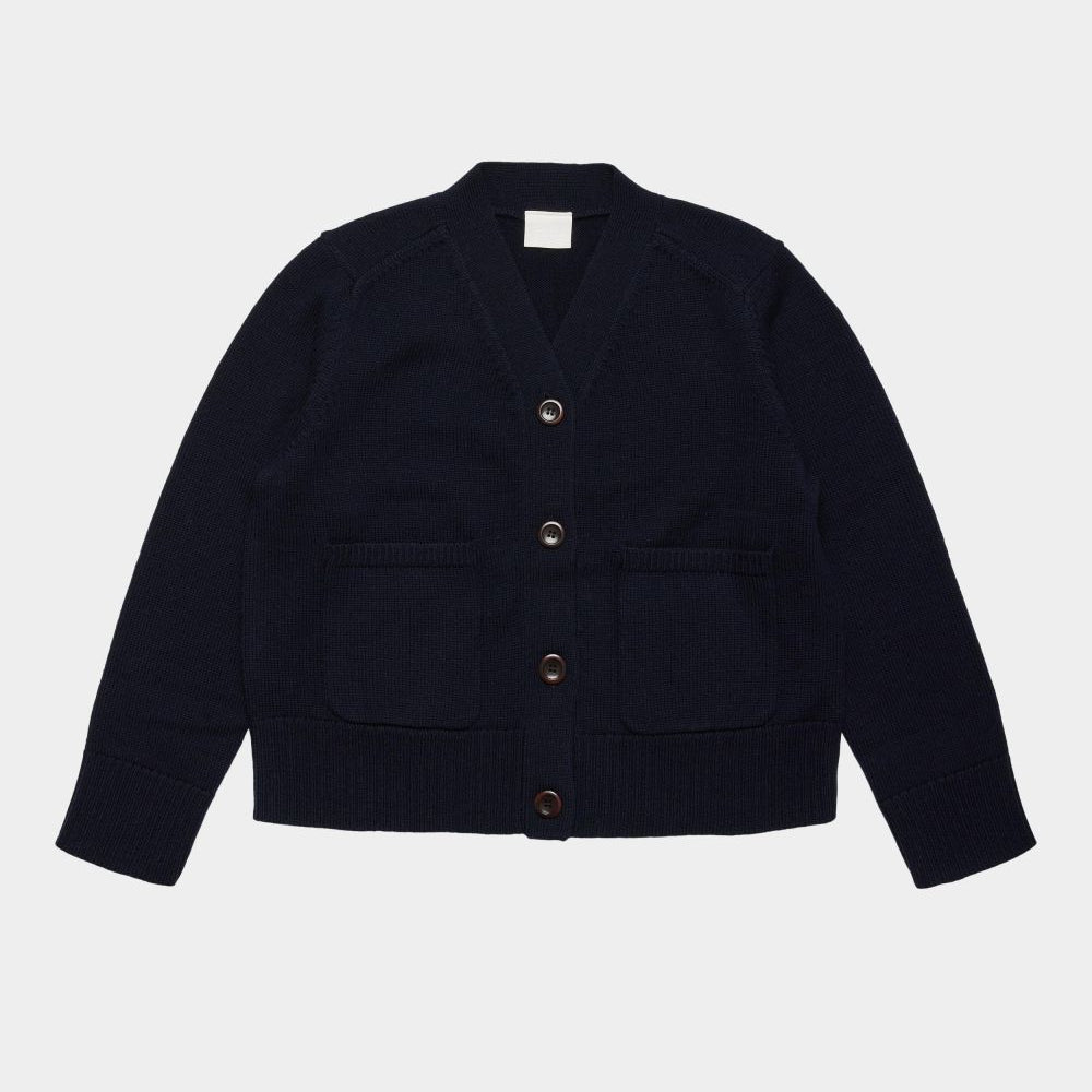 Raw Wool Heavy Cardigan