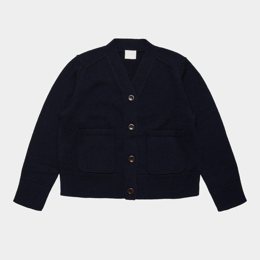 Raw Wool Heavy Cardigan