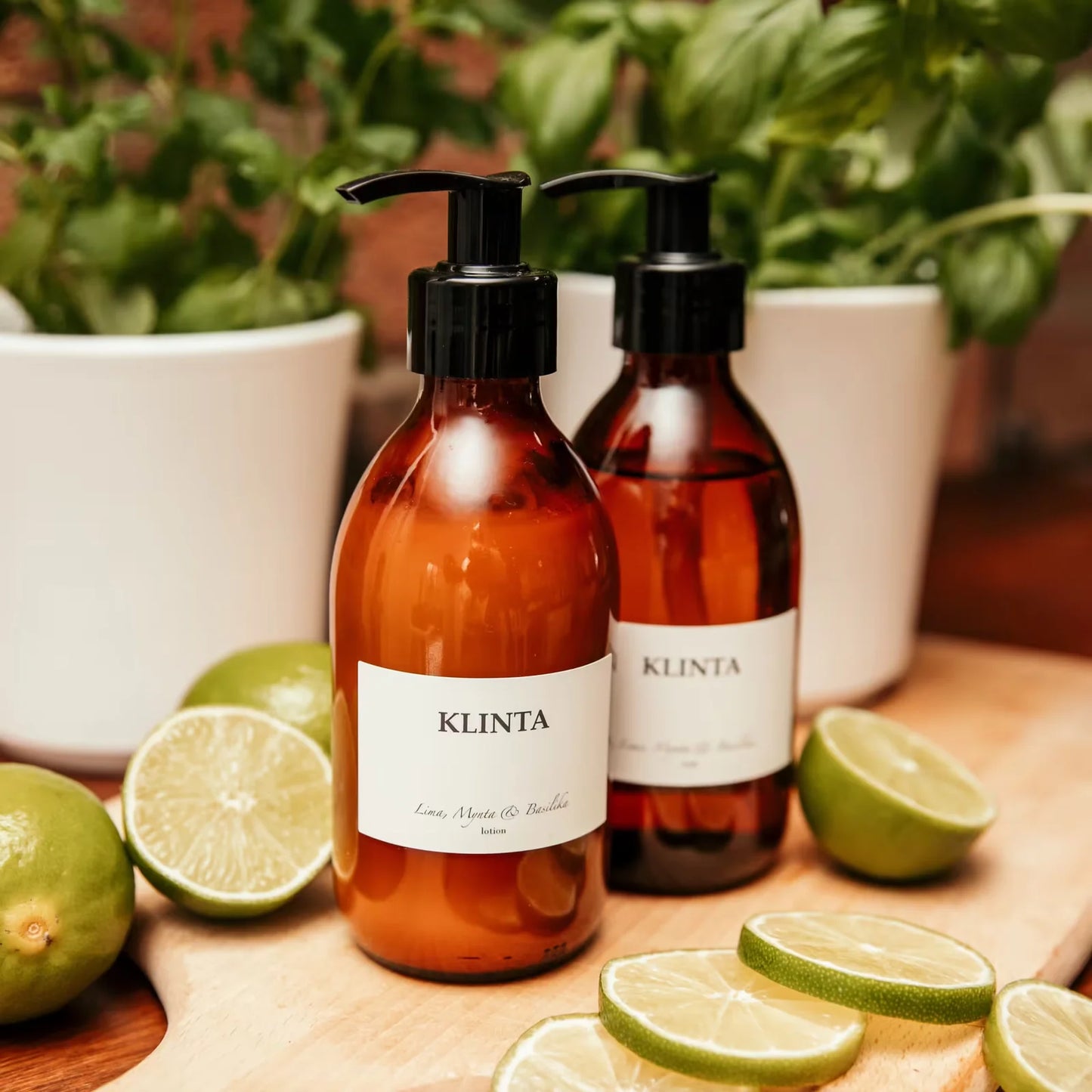 Klinta Lotion - Lime, Mynte & Basilika