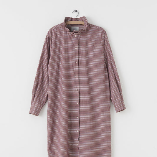 Manja long shirt, wine stripe - Fabulous Agenda