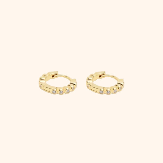 Oda Mini Hoops, Gold
