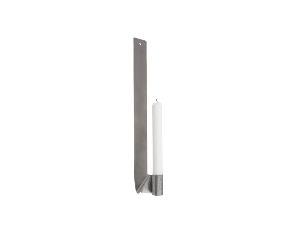 Ornament Candle Holder - Long / Stainless Steel