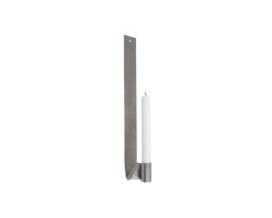 Ornament Candle Holder - Long / Stainless Steel