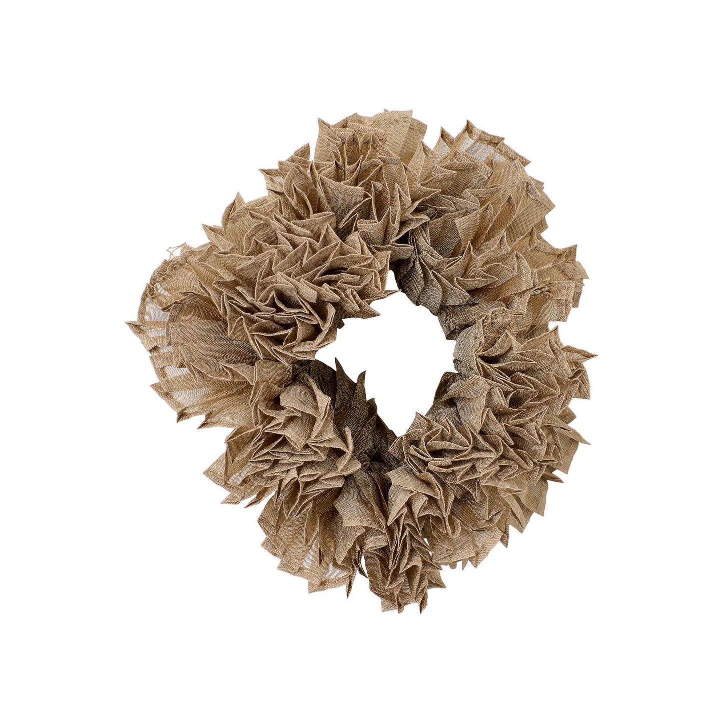 Pleat Scrunchie, Beige - Pico Copenhagen