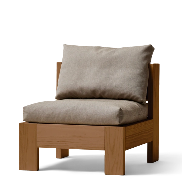 Icon Lounge Chair, Deep Brown Pine - Form & Refine
