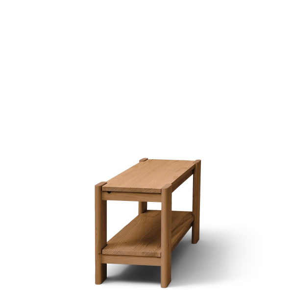 Beam Bench, Deep Brown Pine - Form & Refine