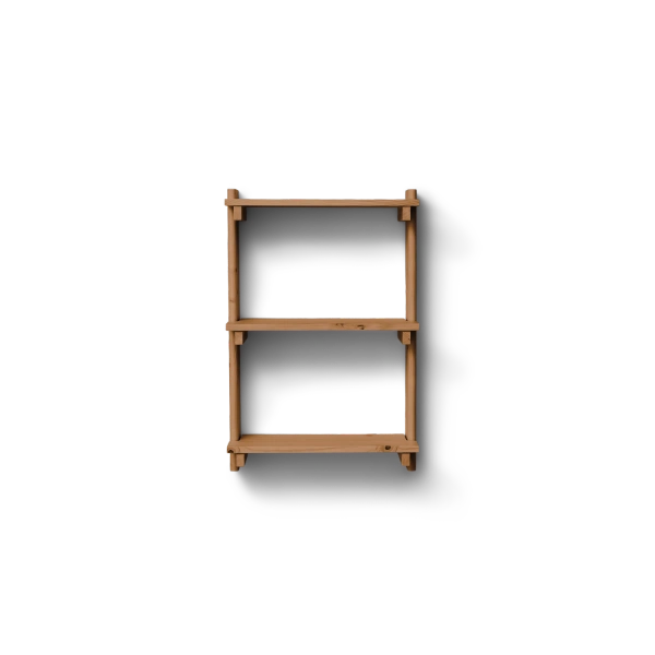 Beam Shelf 3, Deep Brown Pine - Form & Refine