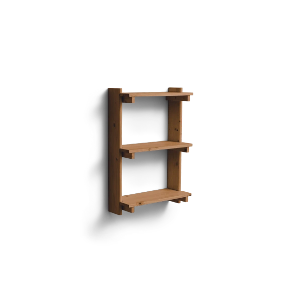 Beam Shelf 3, Deep Brown Pine - Form & Refine