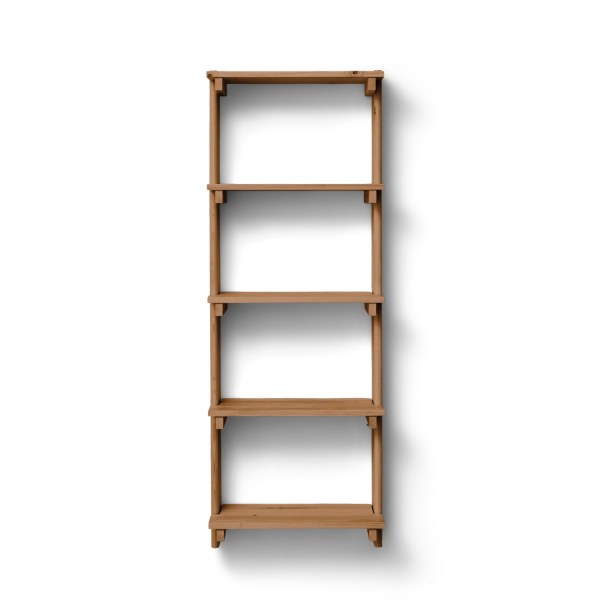 Beam Shelf 5, Deep Brown Pine - Form & Refine