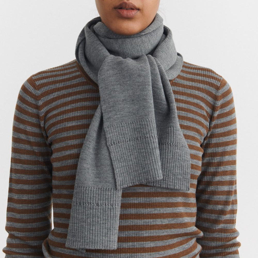 Merino Scarf, Steel