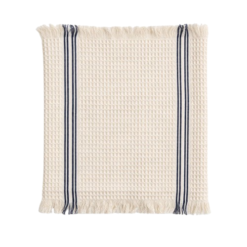 Saga Kitchen Cloth Navy Rain 2-pak - Studio Feder