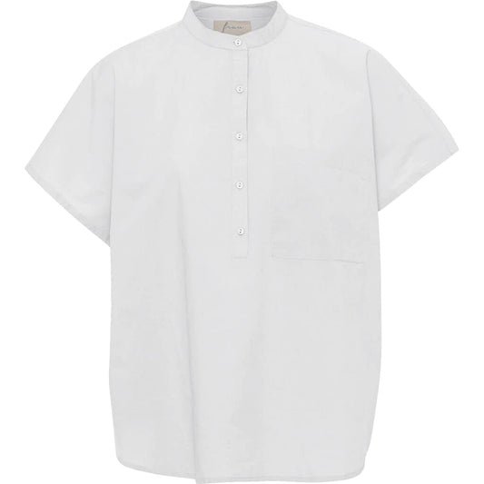 Columbo kortærmet skjorte, Bright White - Frau