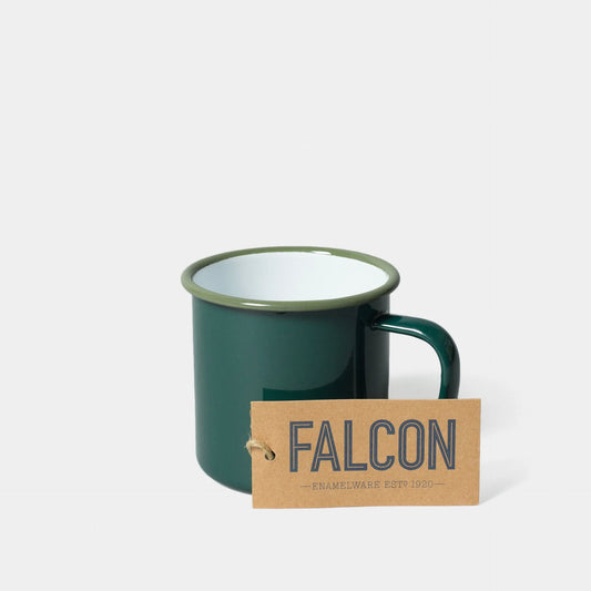 Krus med hank, Grøn - Falcon Enamelware
